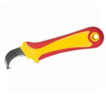 Нож диэлектрический Rexant, нержавеющая сталь с "пяткой"   картинка